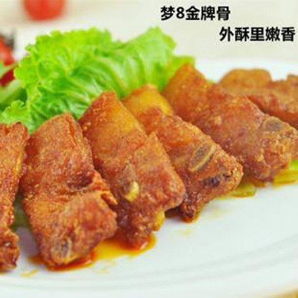排骨亚明私房半成品酒店秘制脆骨400g金牌菜炸猪排