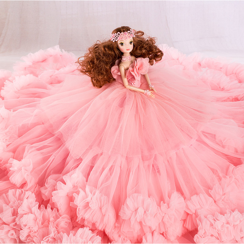 【限时半价】仙仙嘿喽芭比可儿娃娃粉色大裙摆女孩闺蜜女友礼物