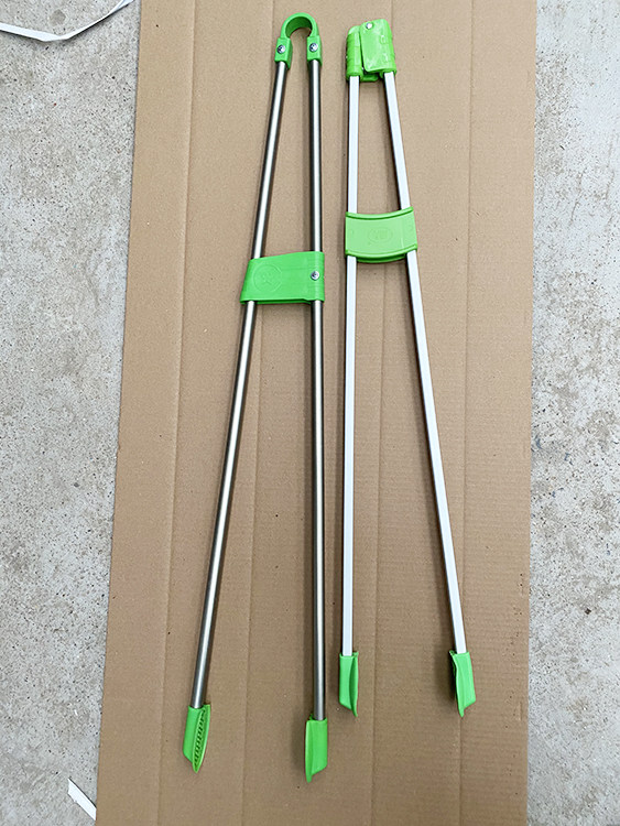 夹子垃圾环卫铝合金夹捡拾物取物器长垃圾夹