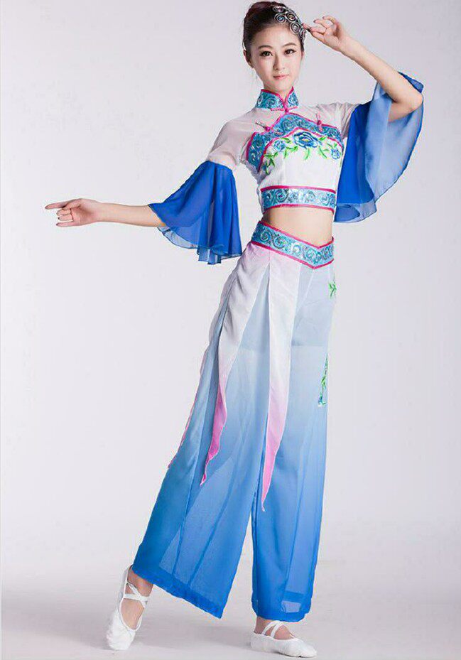 舞蹈碧雨幽兰开场古典服女新款民族演出演出服民族服装