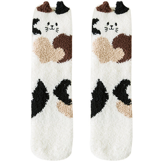 Wool Socks Children Autumn And Winter In The Tube Socks Winter Thickening Plush Sleep Floor Socks Warm Coral Velvet Lovely Home Wool Socks Children Autumn And Winter In The Tube Socks Winter Thickening Plush Sleep Floor Socks Warm Coral Velvet Lovely Home