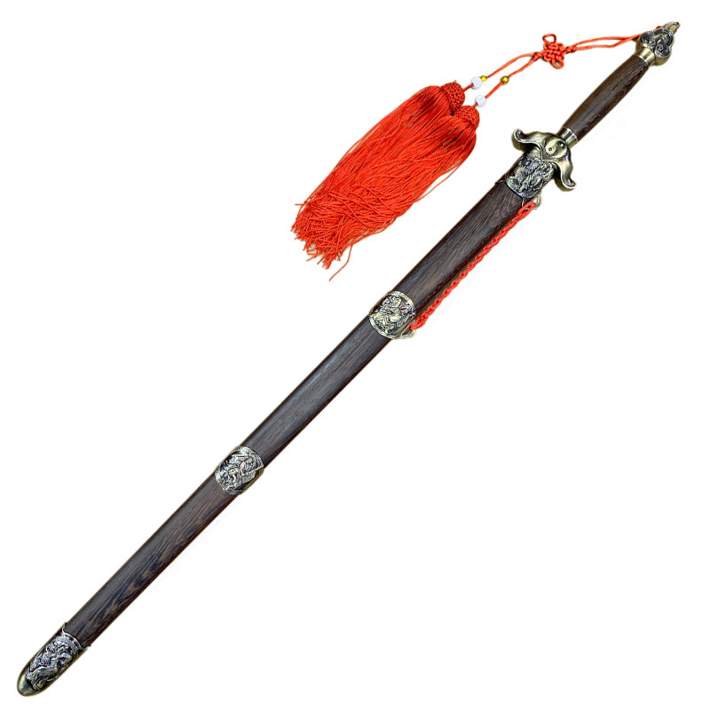 沈广隆阴阳太极剑合金装具不锈钢标准练功未开开刃太极剑