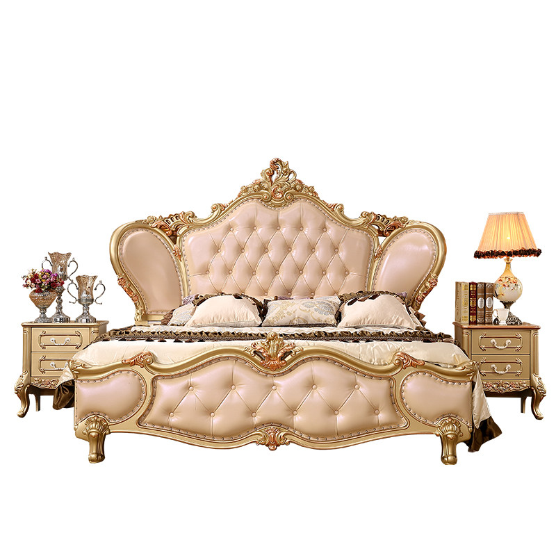 欧式双人床主卧高档豪华太子法式宫廷奢华美式实木床