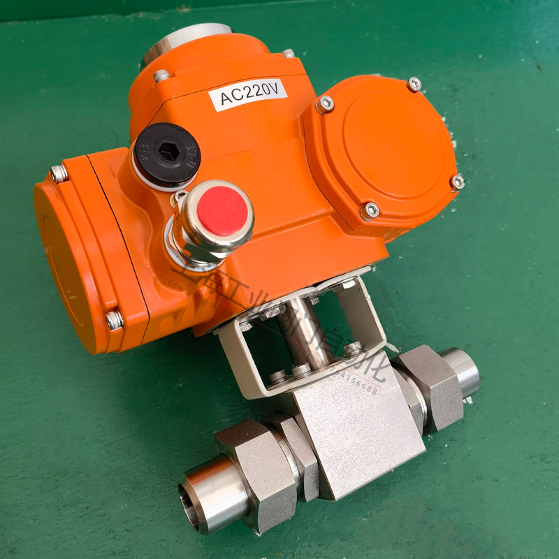 电动高压球阀卡套npt液压石油天然气cng螺纹球阀