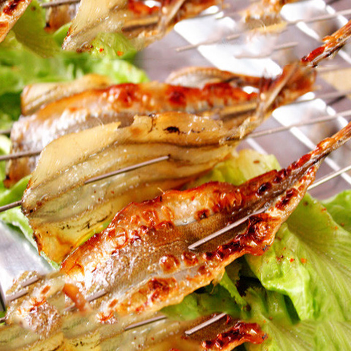 包邮烧烤专用920厘米马步鱼干500g棒棒鱼鱼片即食鱼零食