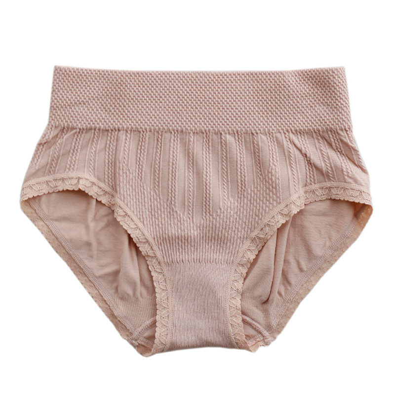 ja按摩颗粒收腰腹提臀小中腰功能内裤春夏女三角裤