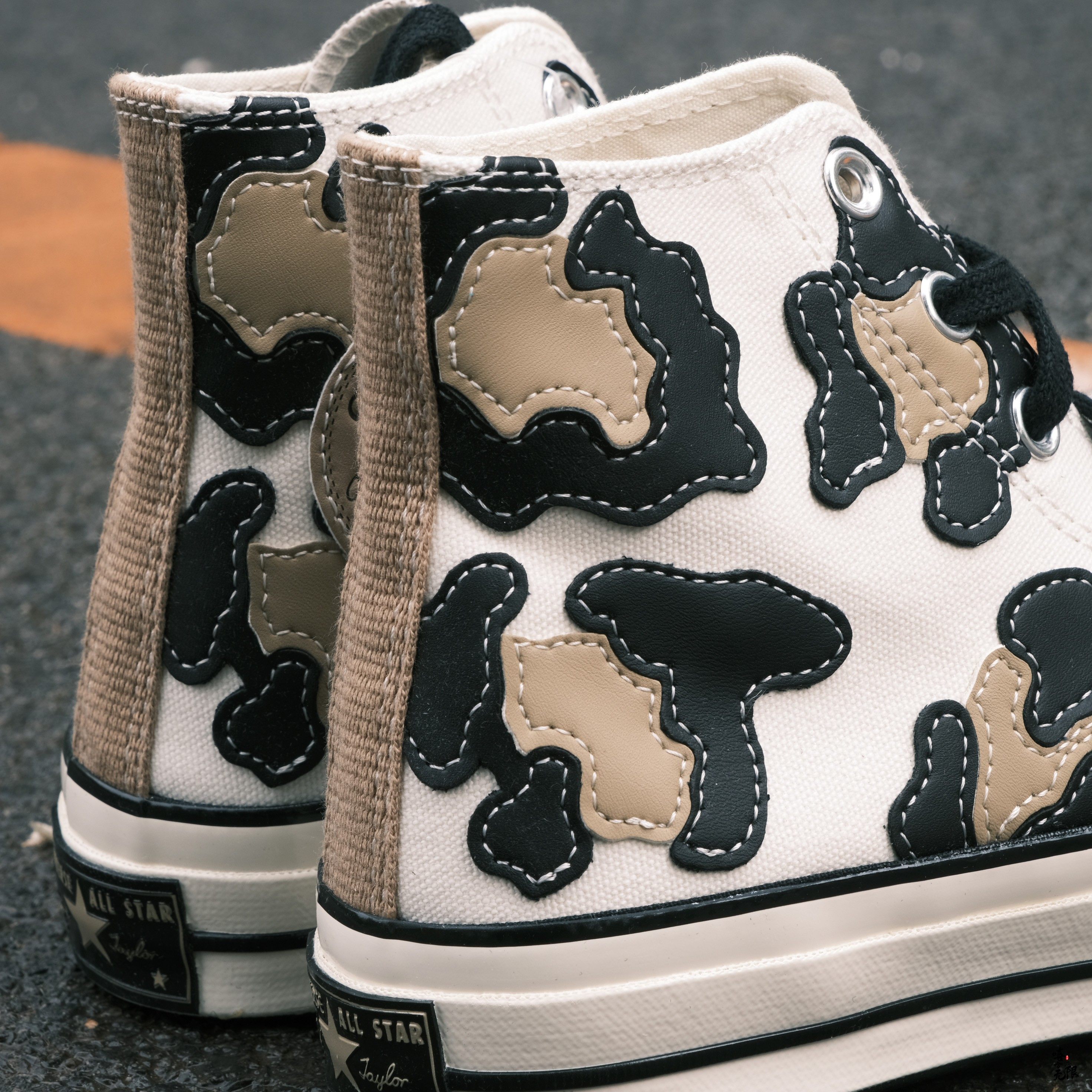 converse匡威1970s高帮奶牛波点配色帆布布鞋男女帆布鞋