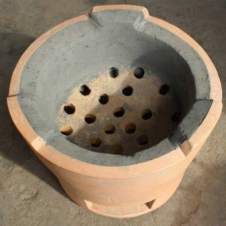 瓦片泥炉烧烤烤炉南丰沙锅木炭炭炉烤肉炉纯烧烤炉