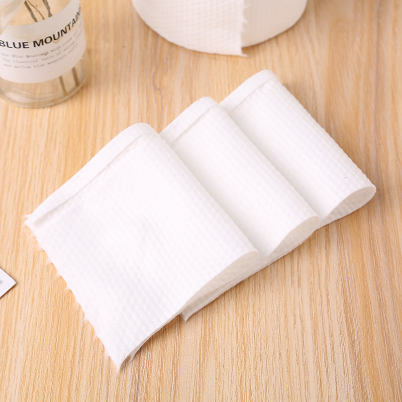 一次性洗脸巾女纯棉柔洁面卷筒式洁面巾美容无菌化妆棉柔巾擦脸纸_双