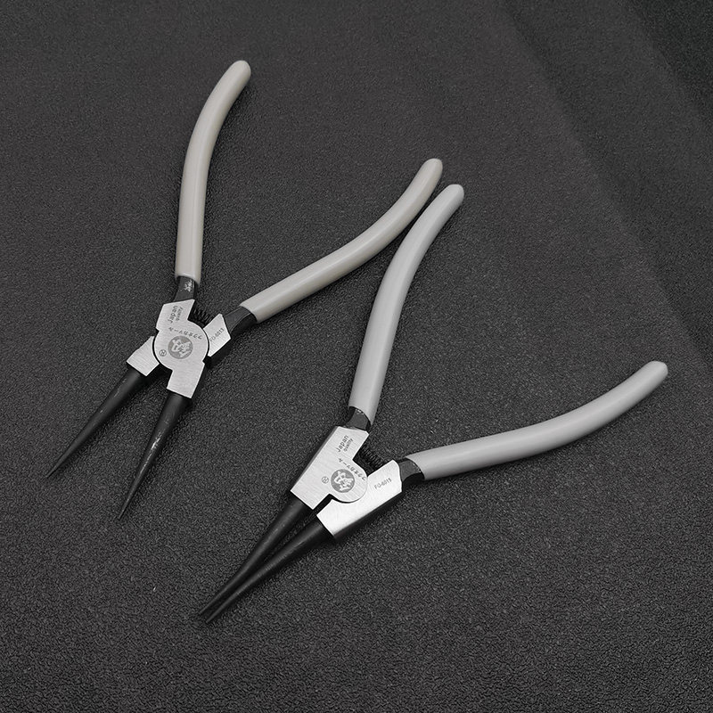 日本福冈卡簧钳内卡钳孔用轴弯头外卡环钳卡黄挡圈