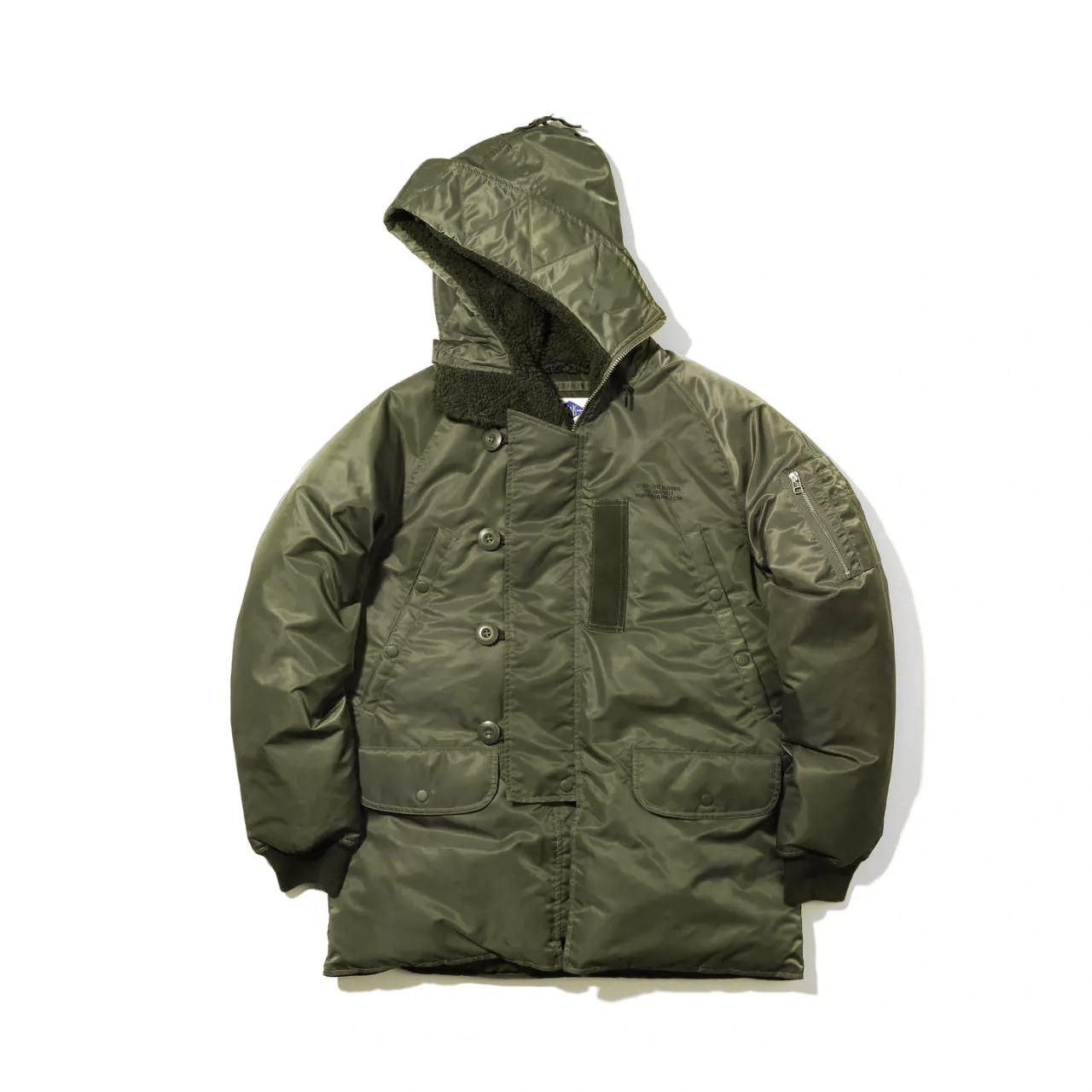 n3b正品madnessdownjacket余文乐军事羽绒风衣