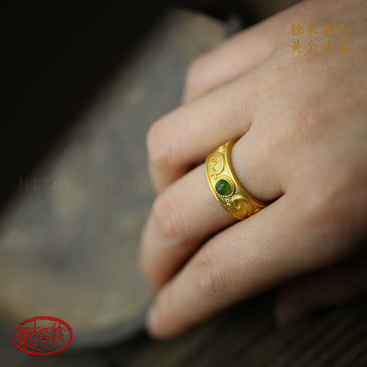 戒指盘古黄金足金龙戒指指环其他