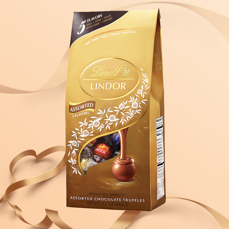 现货包邮美国进口瑞士莲软混装巧克力口味混合巧克力制品