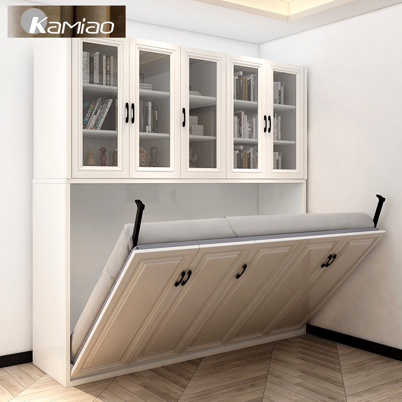 隐形床侧板式多功能壁床双人床一体折叠定制小户板式床