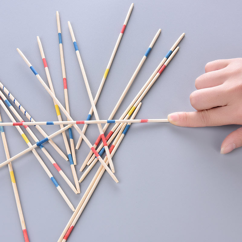 包邮游戏棒挑棍棒玩具木制撒棒儿童桌面游戏类怀旧经典益智玩具