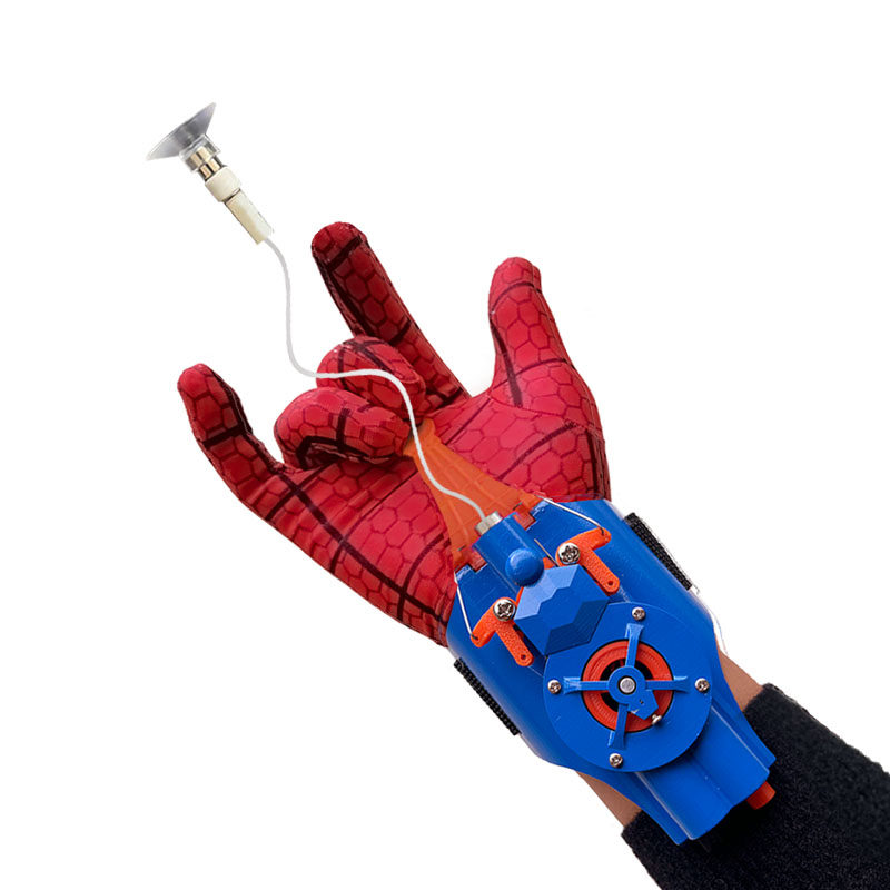 漫威蜘蛛侠蛛网蛛丝吐丝发射器喷射器黑科技正版喷丝软弹枪
