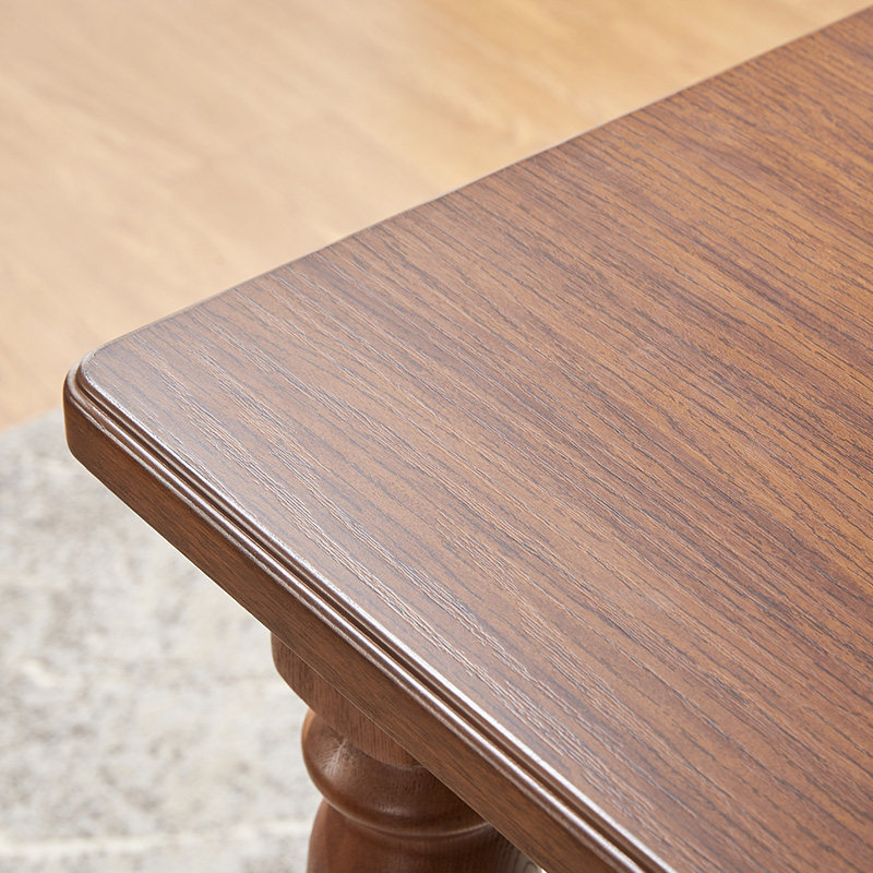 家具天坛美式餐桌实木木板现代简约乡村结合餐椅餐桌