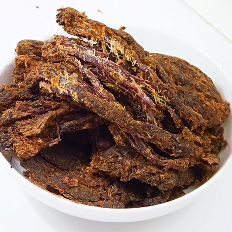 云南土特产零食 临沧沧源佤膳火烧手撕牛肉干巴条 袋装360克包邮