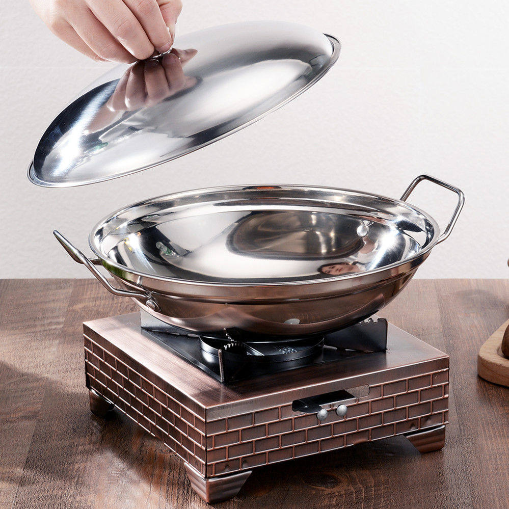 固体酒精学生不锈钢干锅锅仔火锅炉自助小火火锅火锅