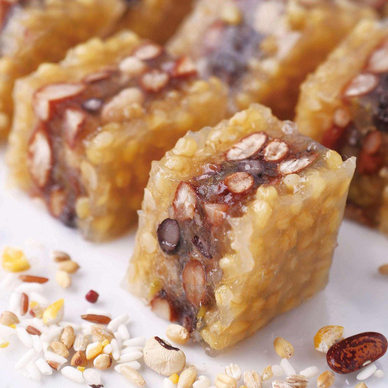 大笑五豆糕广糕点早茶早餐蒸笼点心港式甜点传统中式糕点