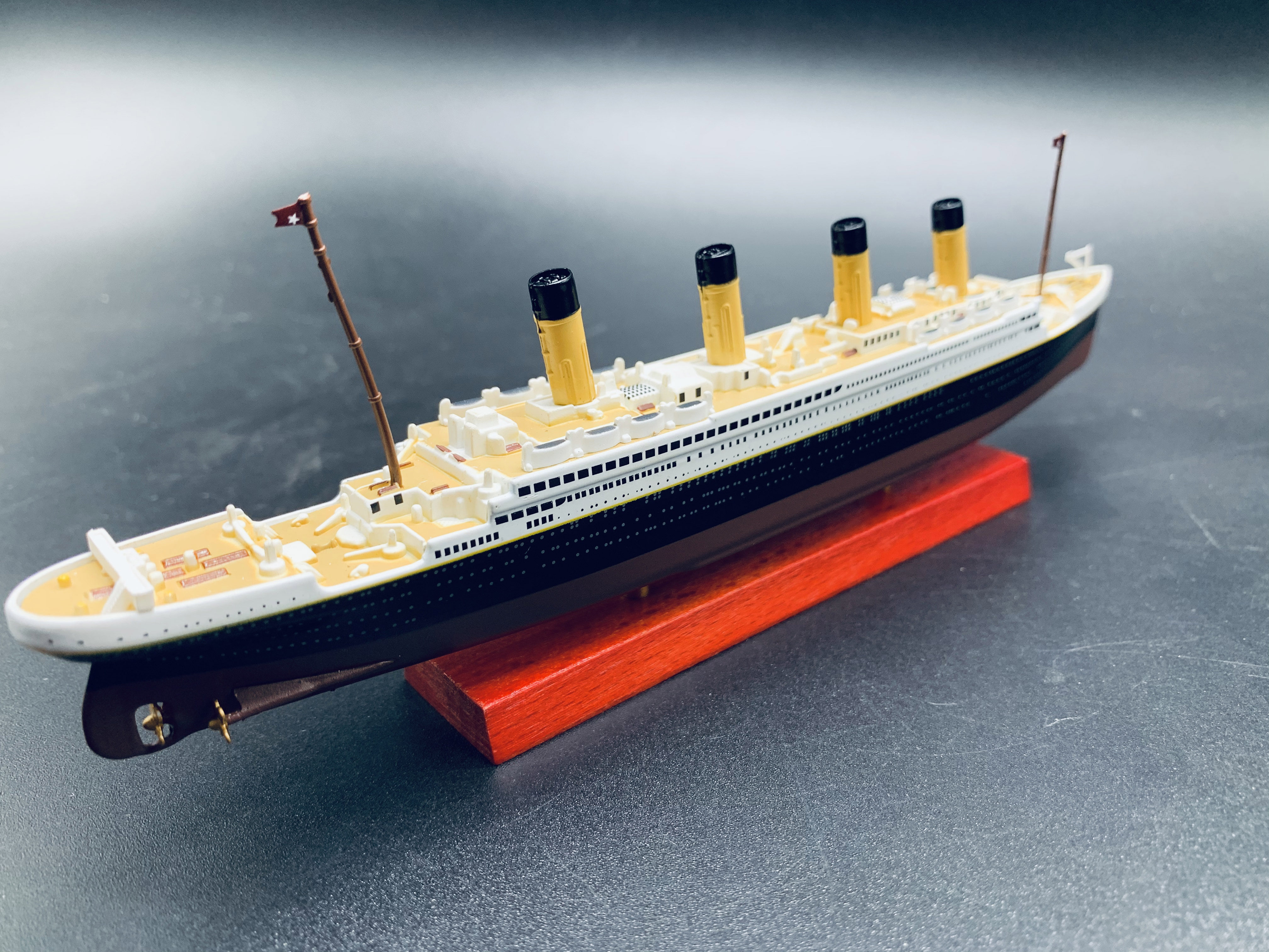 atlas泰坦尼克1250泰坦尼克号豪华游邮轮金船模型船舶