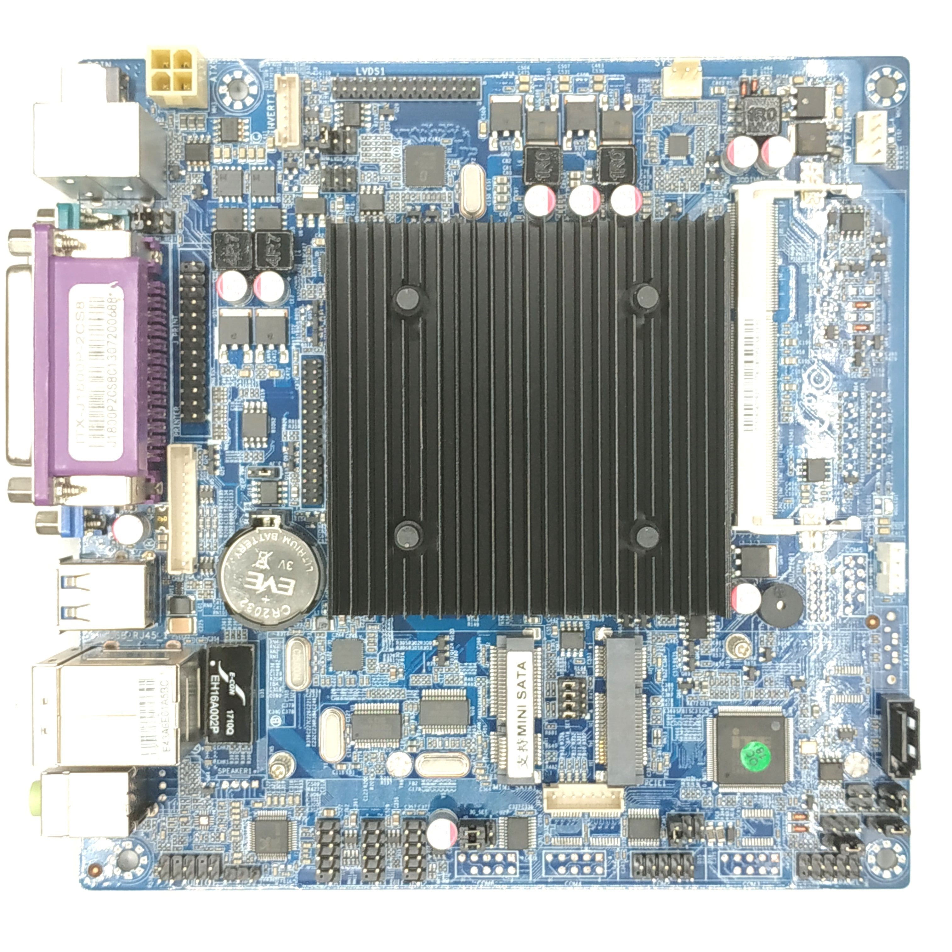 收银机主板浩顺爱宝j1800itxj1800p2cs8触摸屏收银主板