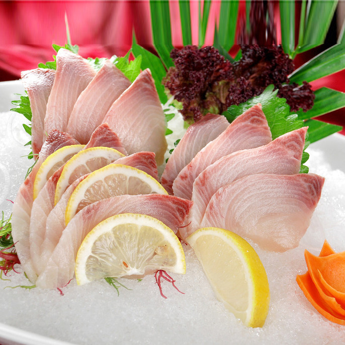 日本油甘鱼 黄狮鱼片刺身半边带皮去头 2kg左右/条 联系客服称重