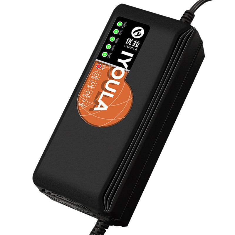电量显示电动电瓶车充电器48v12ah60v20ah64v72v30ah自动断电通用