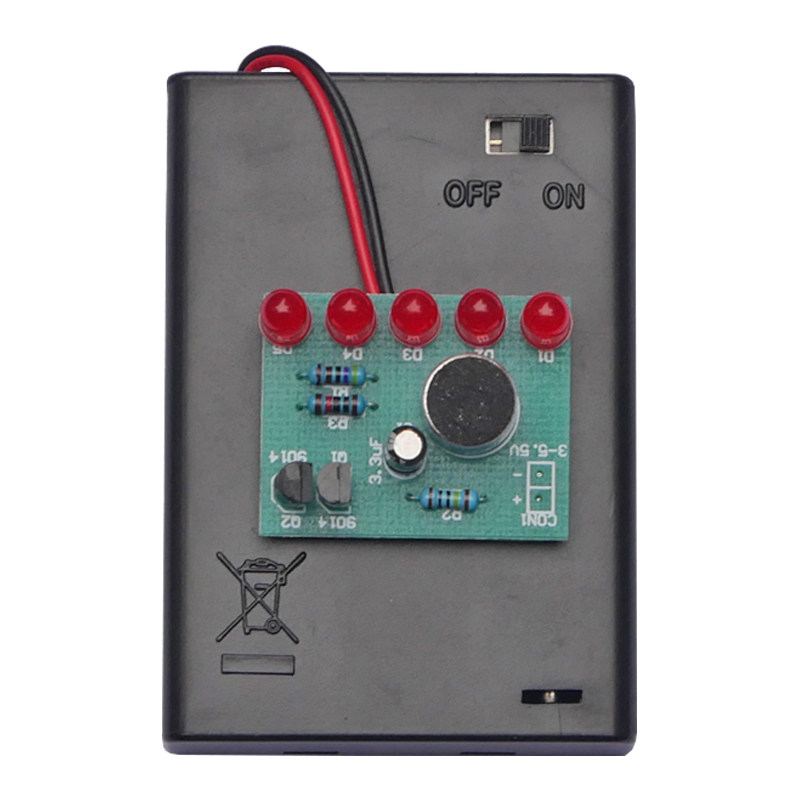 电子声控科技制作电平指示灯套件led教学实训科学实验