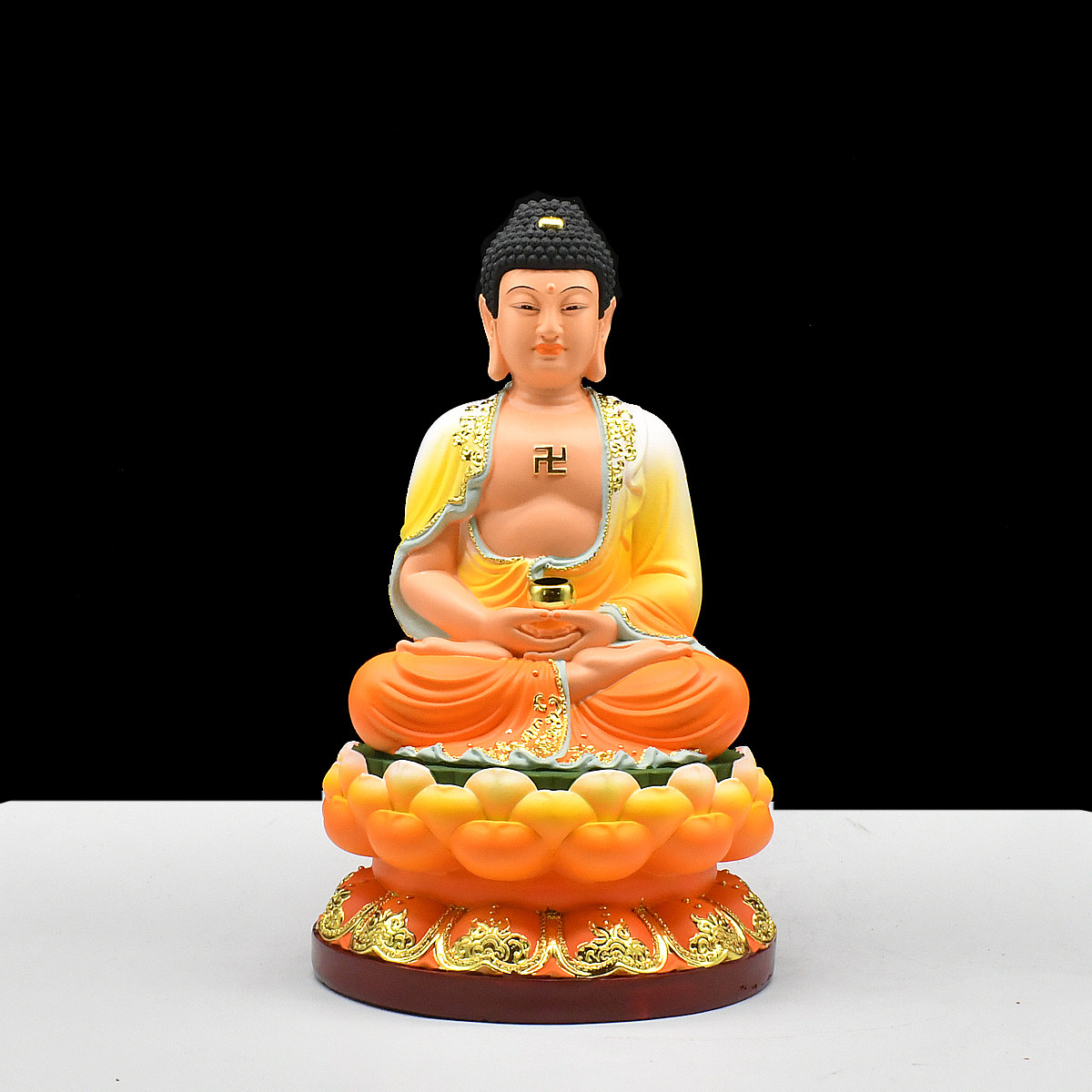 释迦牟尼阿弥陀佛药师佛像三宝神像12寸佛祖树脂供奉摆件