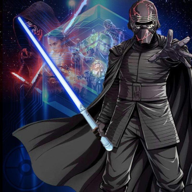 光剑发光玩具酒吧舞蹈表演儿童男孩伸缩激光发光玩具