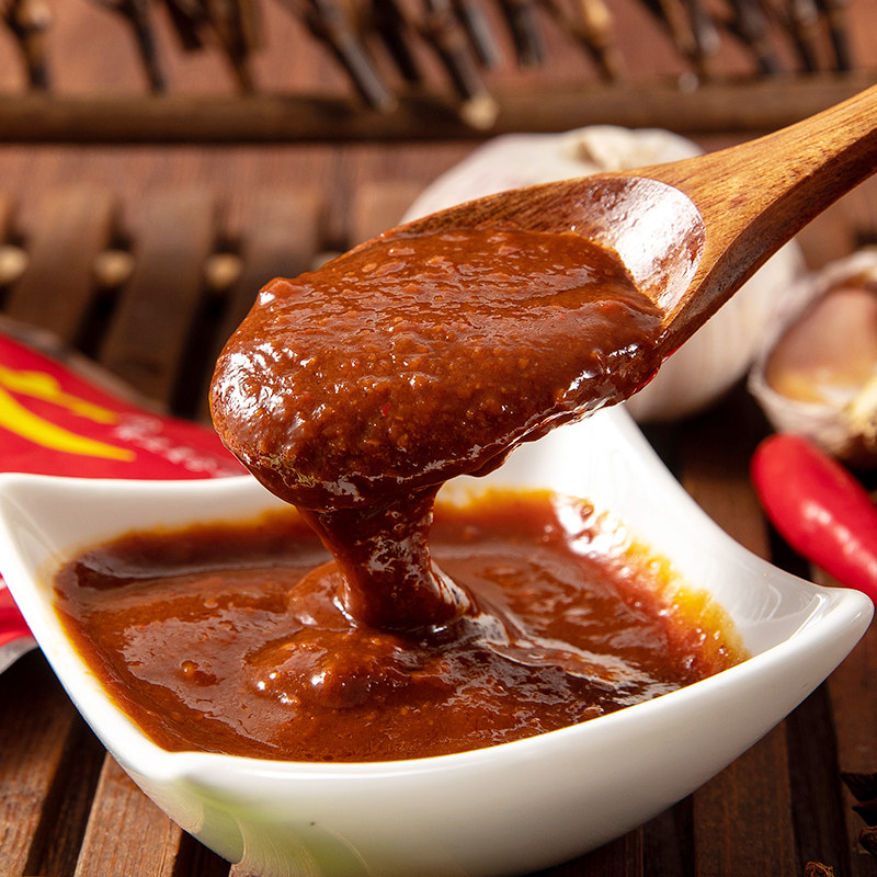 太阳岛熟酱200g10袋拧嘴装东北大酱复合黄豆酱拌饭酱黄瓜蘸菜酱