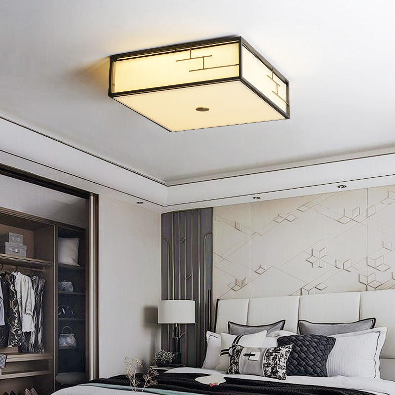 新中式中国房间主卧吸顶灯led创意国风现代简约餐厅