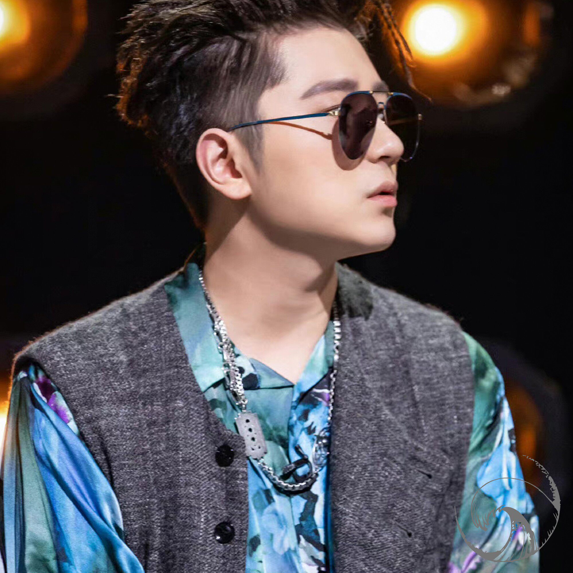 salute大奔李大奔psyp以太王以太项链刀片链条组合项链