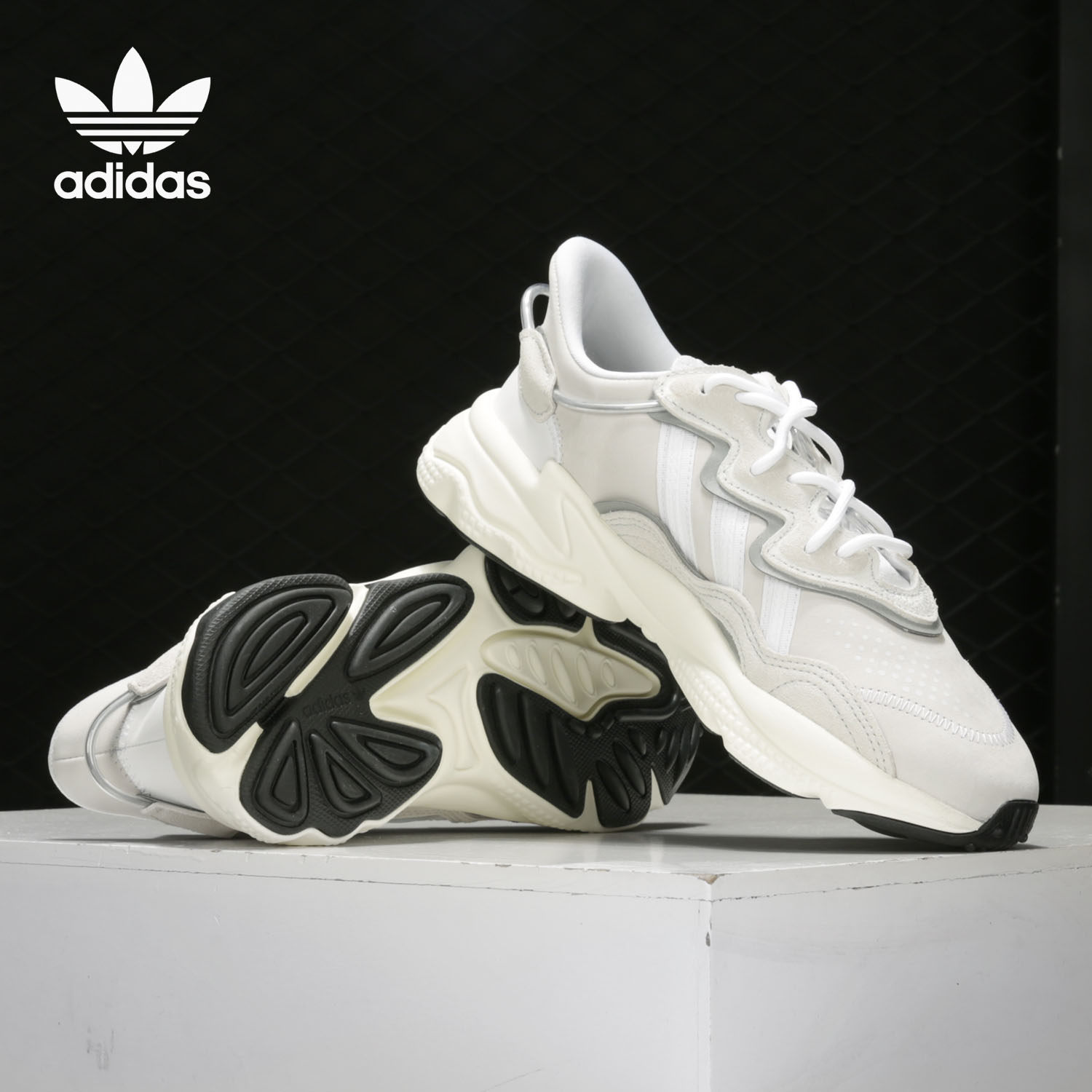 adidas阿迪达斯正品2020新款三叶草ozweego男女经典休闲鞋运动休闲鞋