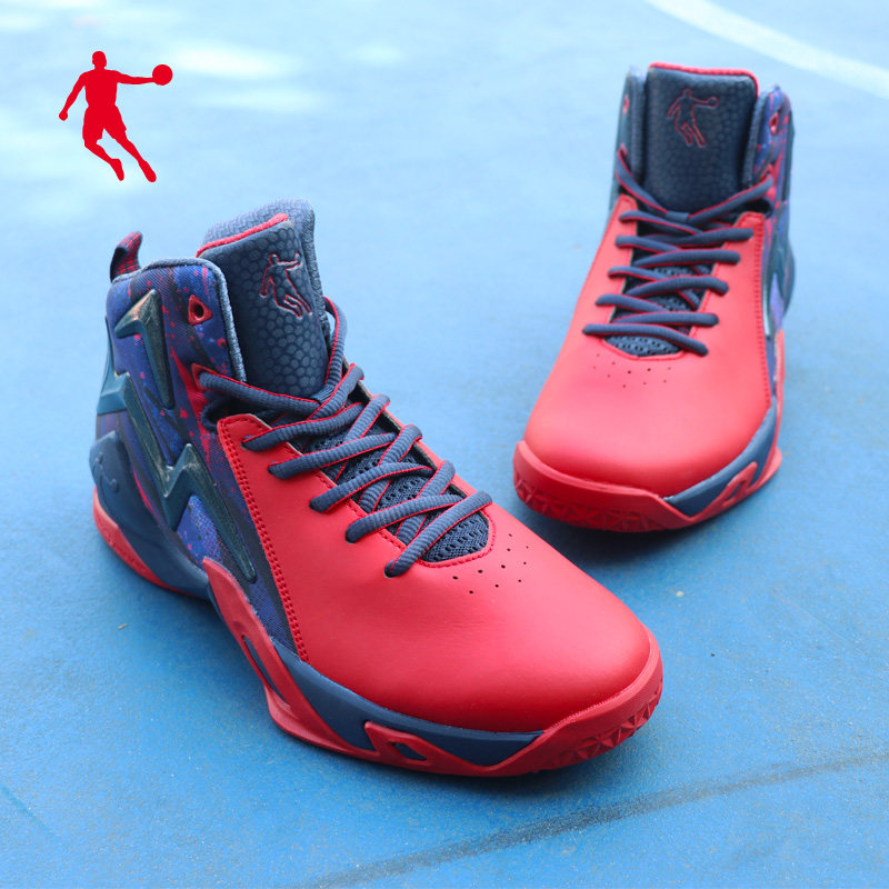 球鞋qiaodan中国乔丹男篮青少年运动鞋高帮初中学生秋冬季篮球鞋