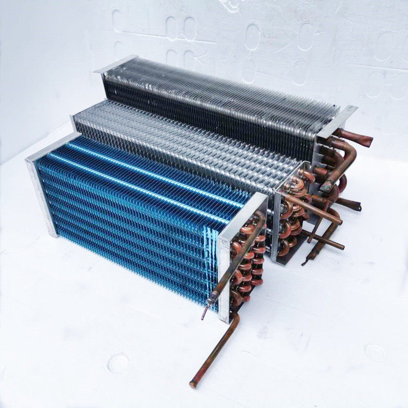 铜管翅片风冷水冷蒸发器冷凝器展示柜散热器冰箱冰柜制冷设备