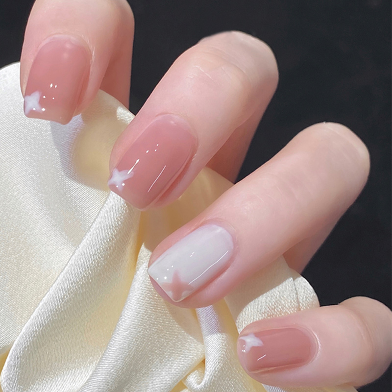 冰透天显美甲指甲油乳白色裸色夏天显流行新色2021年指甲彩妆