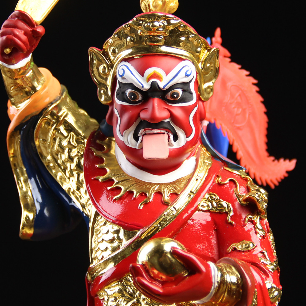 赵康元帅神像赵公明康元帅佛像道教玄天上帝护法神像居家供奉摆件