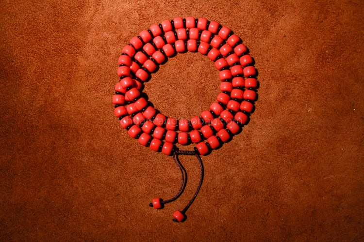 藏式怀业手链项链8x10mm女款念珠佛珠手串文玩手链