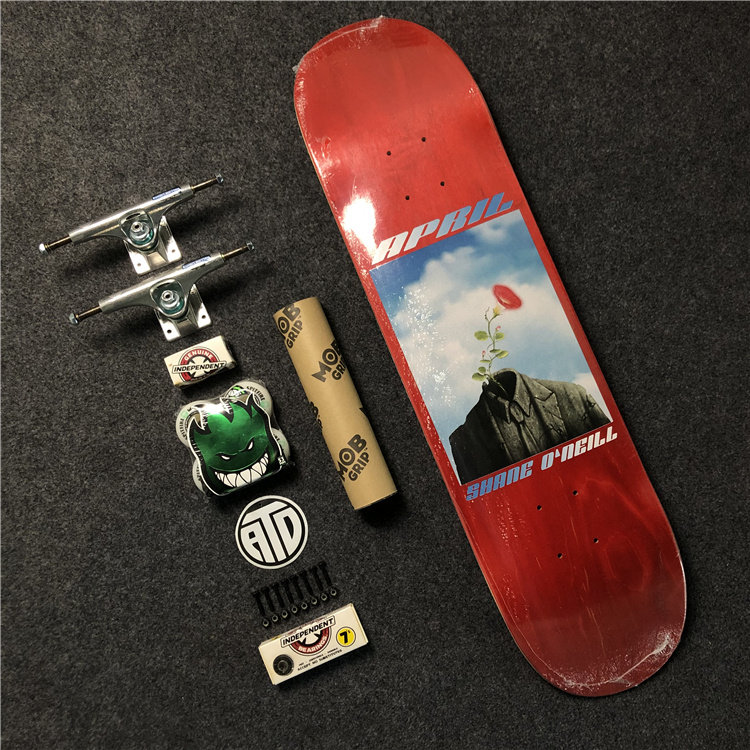 april滑板美国进口80双技巧组装专业shaneoneill滑板