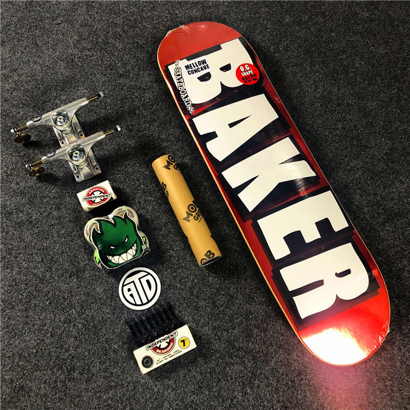 baker滑板专业专业组组装双翘825美国进口independent滑板