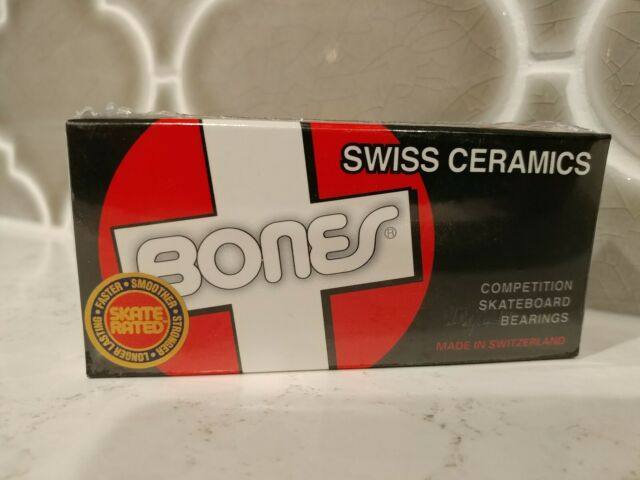 滑板陶瓷瑞士进口bones轴承超高速swissceramics专用轴承
