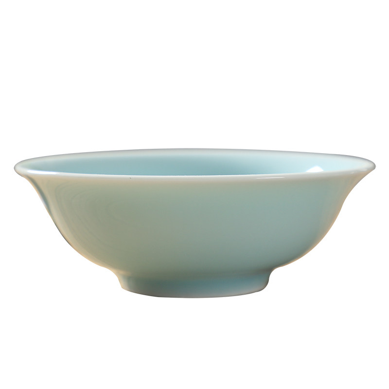 陶瓷瓷碗龙泉青瓷小碗酒店翻口翅碗高档餐厅摆台碗