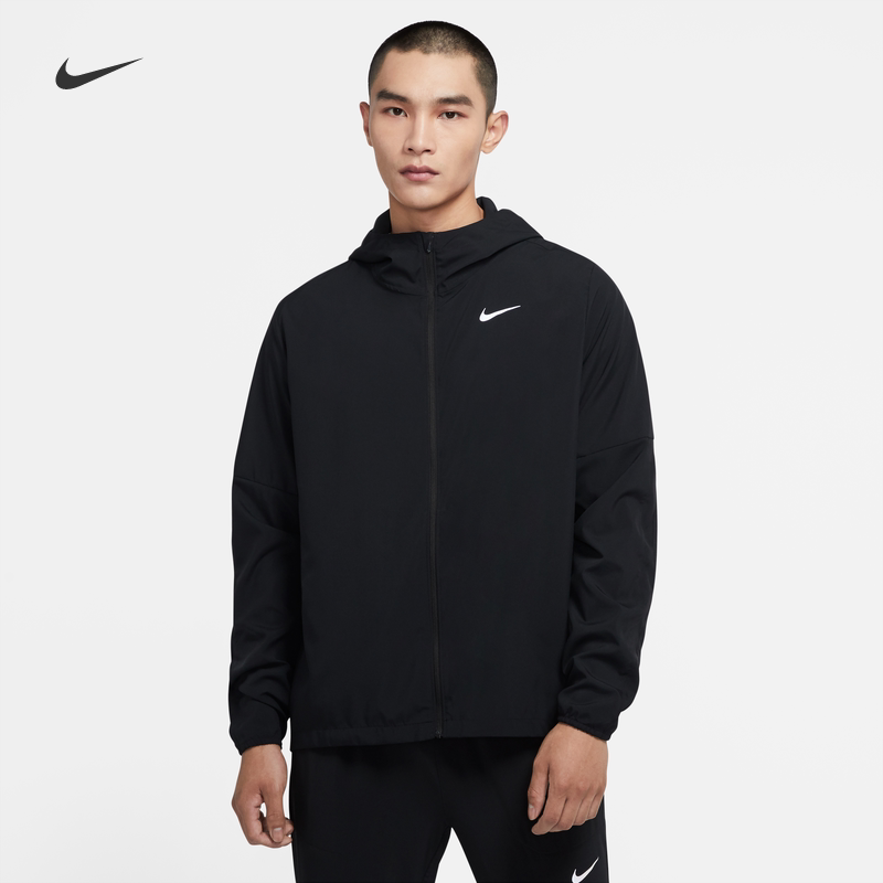 nike耐克官方男子梭织跑步夹克外套速干反光跑步外套