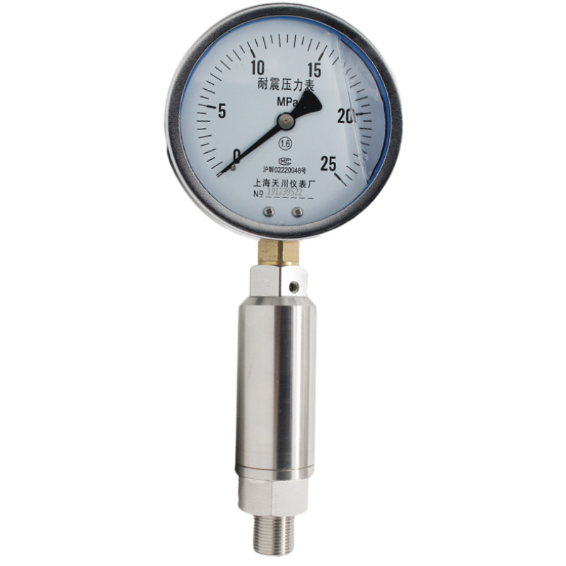 泥浆泵用抗震不锈钢压力表泵水水泥注浆机专用上海压力表