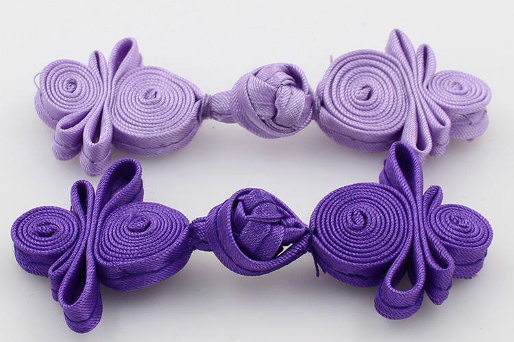 盘扣扣子双叶葫芦手工旗袍盘扣民族风演出服唐装古典上衣喜贴纽扣