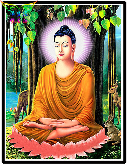 钻石diy十字绣佛像释迦牟尼菩提菩提树树下方钻满钻圆十字绣套件