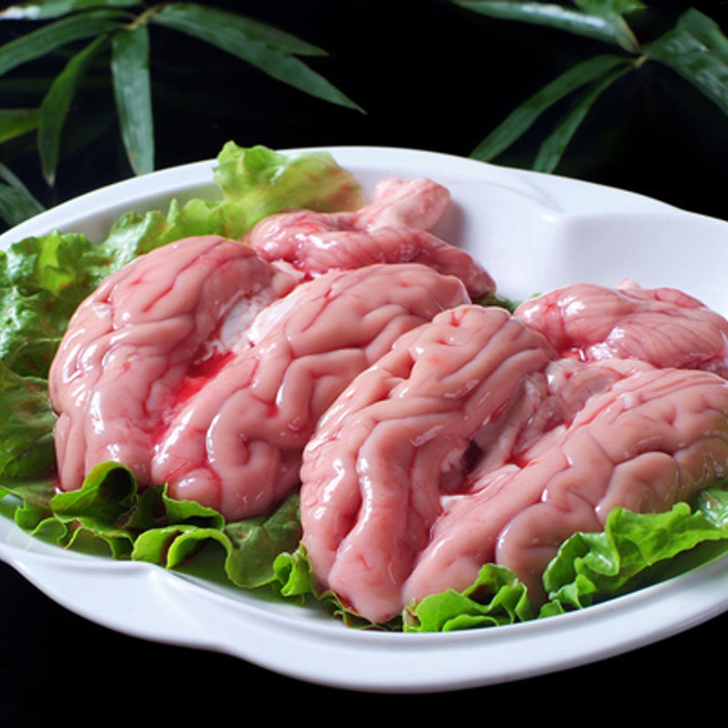 火锅食材,新鲜猪脑,脑花四川重庆火锅食材 约100克(2个)