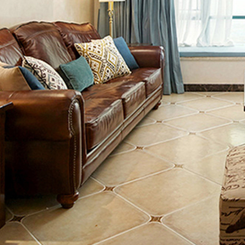 美式客厅地砖圆角瓷砖复古砖地中海仿古砖欧式厨房餐厅防滑地板砖